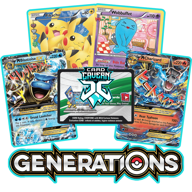 Generations - 2 packs - PTCGL Code Card Cavern Trading Cards, LLC Generations - 2 packs - PTCGL Code Card Cavern Trading Cards, LLC