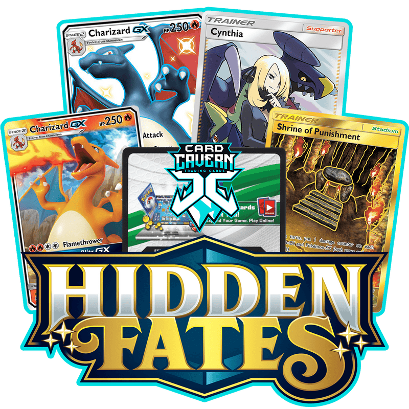 Hidden Fates PTCGL Code Card Cavern Trading Cards, LLC Hidden Fates PTCGL Code Card Cavern Trading Cards, LLC
