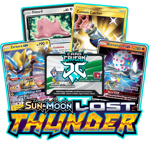 lost thunder pokemon card set Lost Thunder PTCGL Code – Card Cavern Trading Cards, LLC