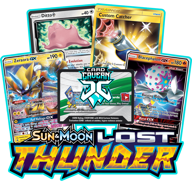 pokemon booster pack lost thunder Lost Thunder PTCGL Code – Card Cavern Trading Cards, LLC