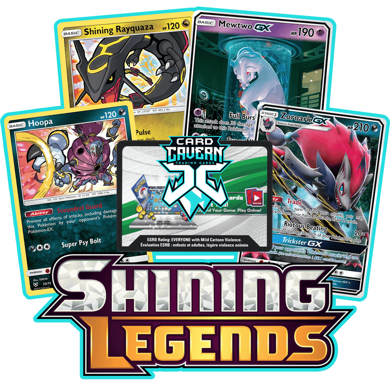 Shining Legends PTCGL Code Card Cavern Trading Cards, LLC Shining Legends PTCGL Code Card Cavern Trading Cards, LLC