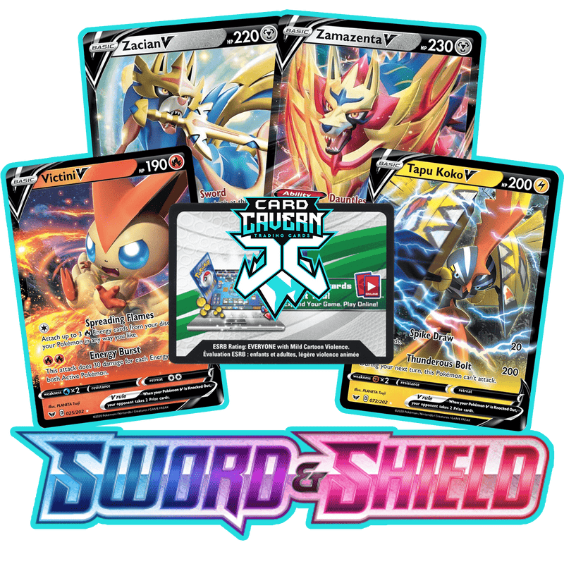 Sword & Shield PTCGL Code – Card Cavern Trading Cards, LLC