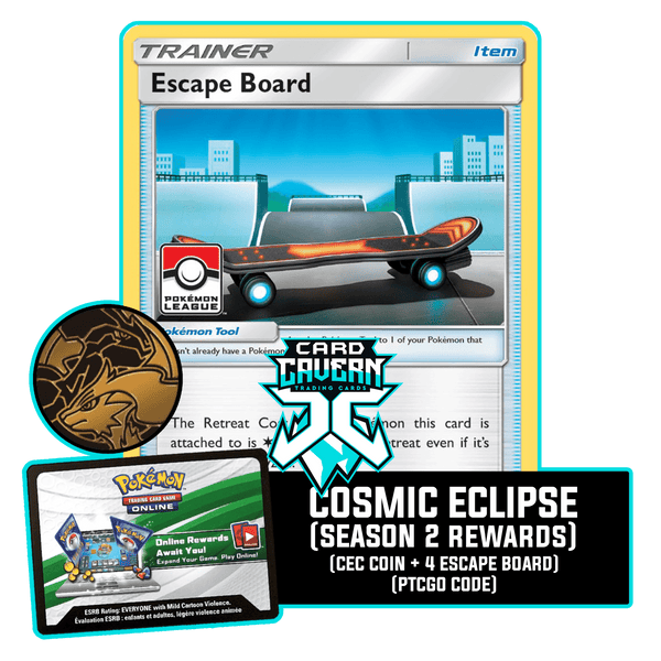 Cosmic Eclipse Season 2 PTCGO Code - Card Cavern