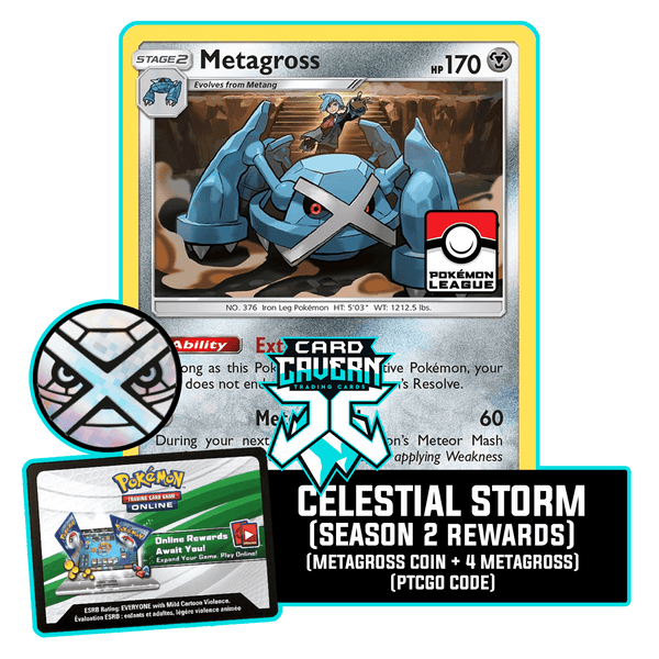 Celestial Storm Season 2 PTCGO Code - Card Cavern