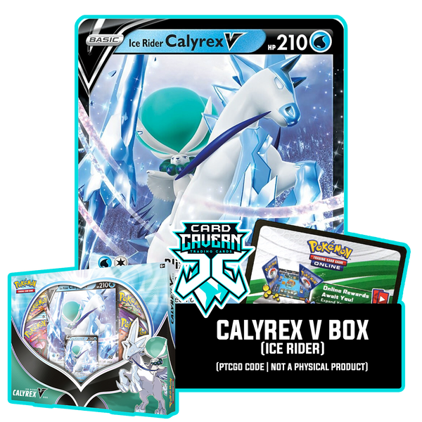 Ice Rider Calyrex V SWSH130 PTCGO Code - Card Cavern