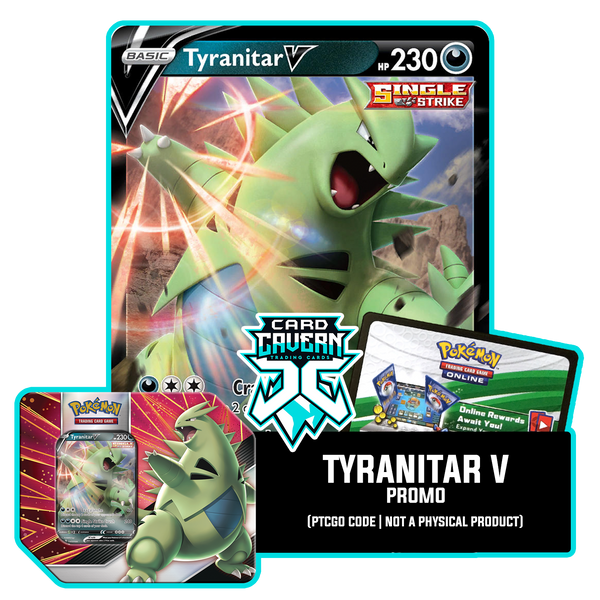 V Strikers Tin: Tyranitar V - Pokemon TCG Live Code - Card Cavern
