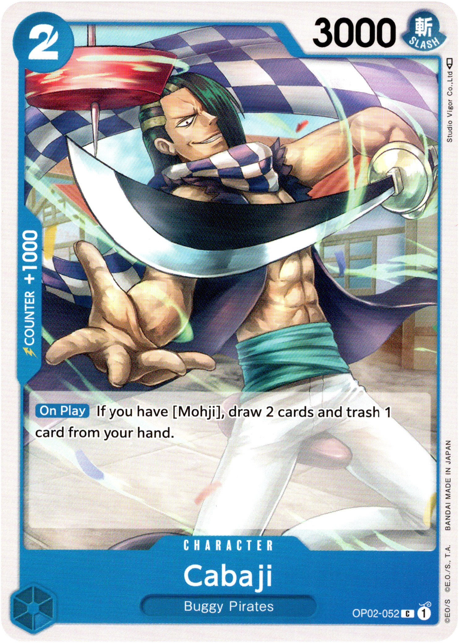 Cabaji - OP02-052 - Paramount War - Card Cavern