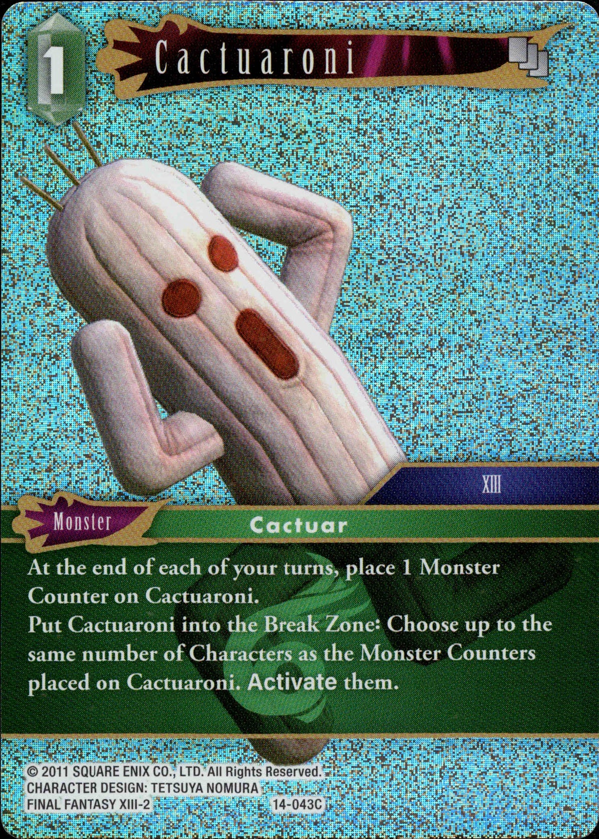 Cactuaroni - 14-043C - Opus XIV - Foil - Card Cavern