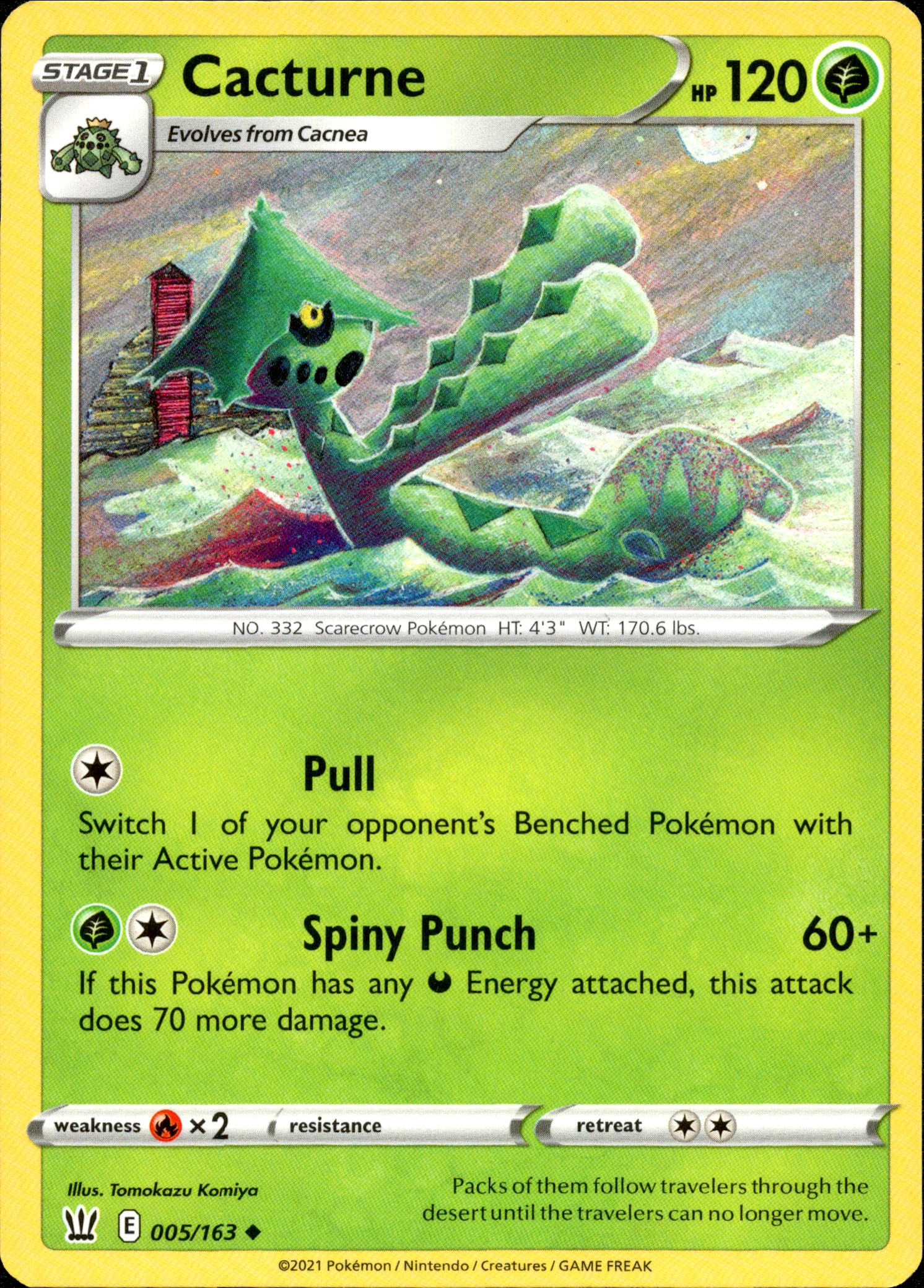 Cacturne - 005/163 - Battle Styles - Card Cavern