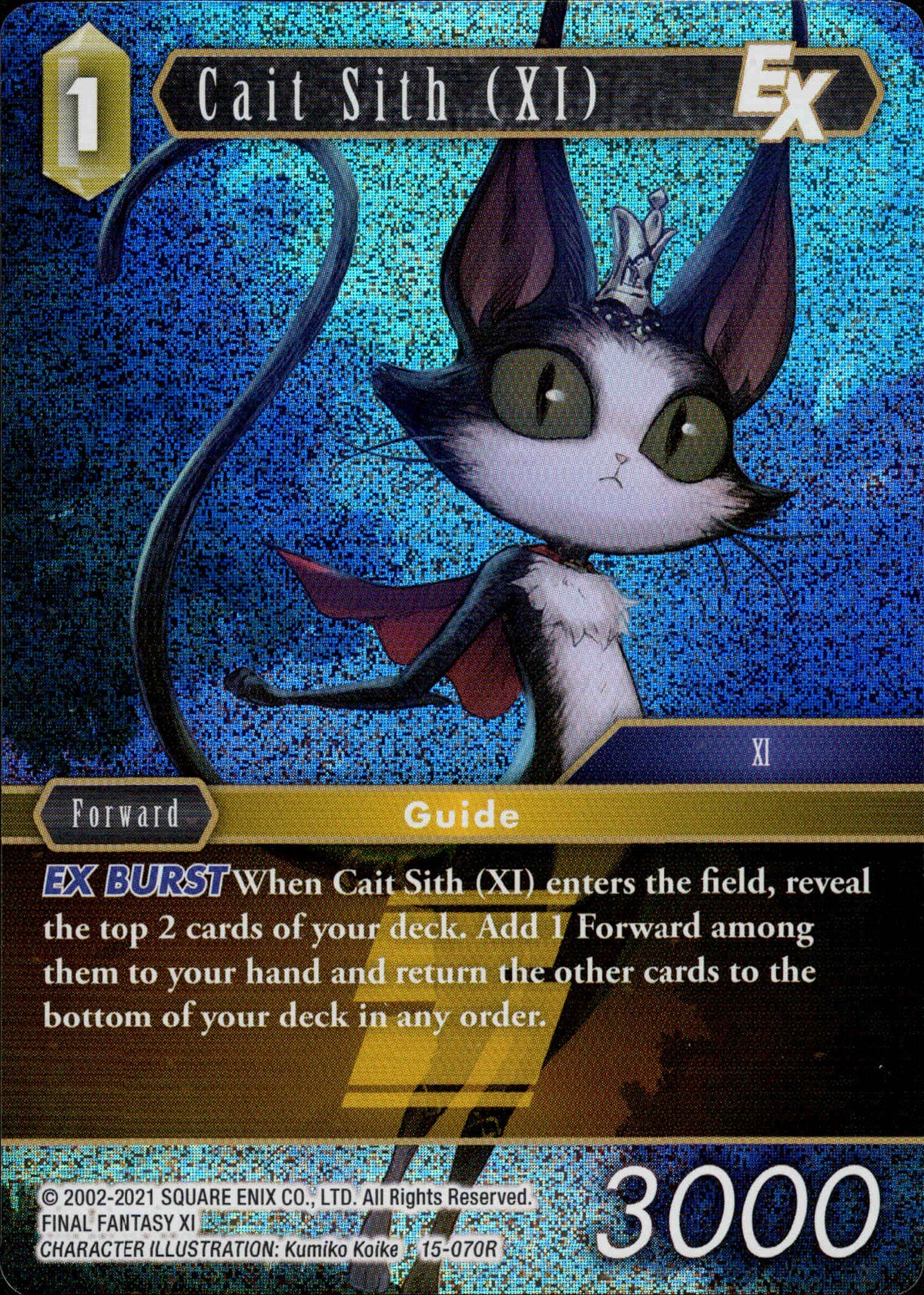Cait Sith (XI) - 15-070R - Crystal Dominion - Foil - Card Cavern