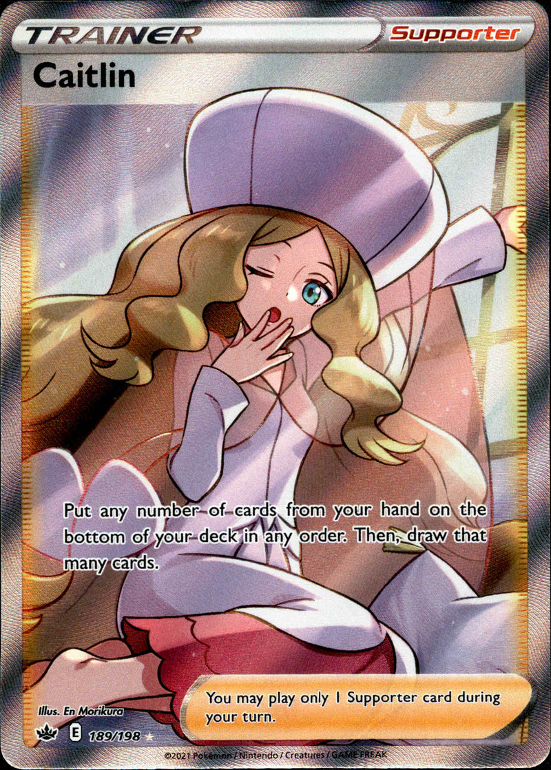 Caitlin Full Art - 189/198 - Chilling Reign - Holo - Card Cavern