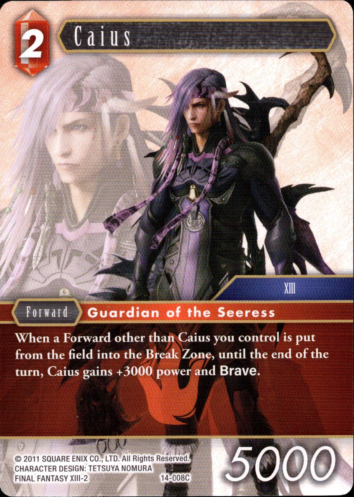 Caius - 14-008C - Opus XIV - Card Cavern