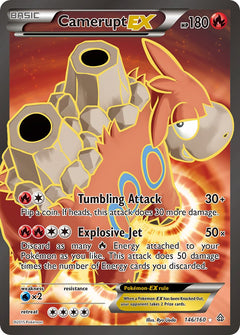 Camerupt EX Full Art - 146/160 - Primal Clash - Holo - Card Cavern