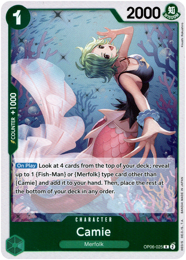 Camie - OP06-025R - Wings of the Captain - Foil - Card Cavern