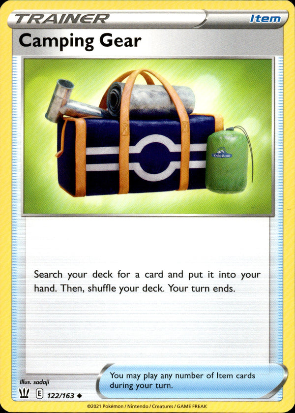 Camping Gear - 122/163 - Battle Styles - Card Cavern