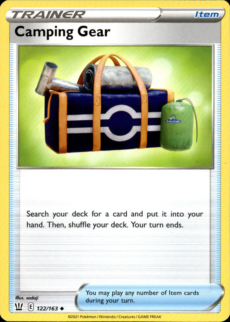 Camping Gear - 122/163 - Battle Styles - Card Cavern