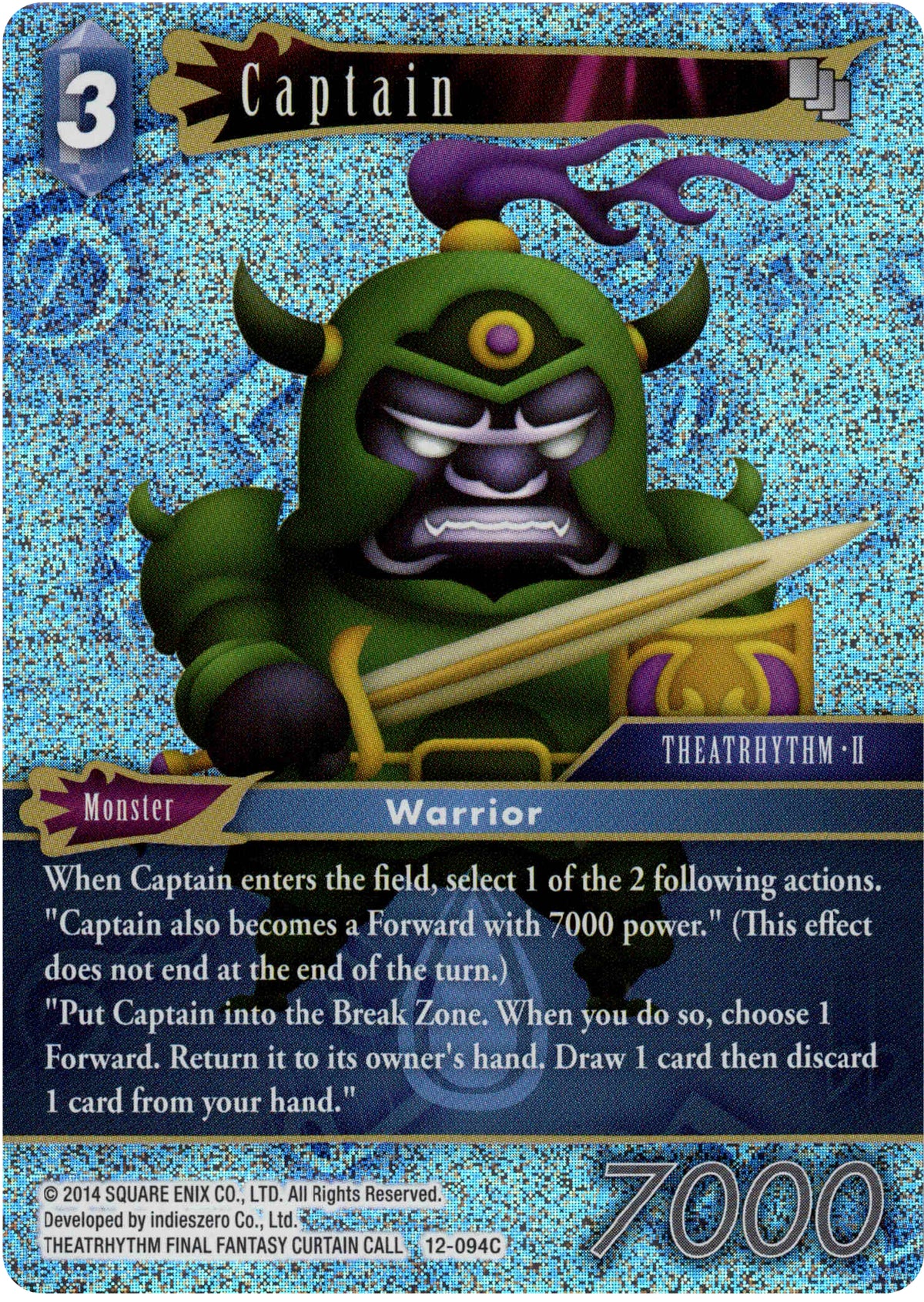 Captain - 12-094C - Opus XII - Foil - Card Cavern