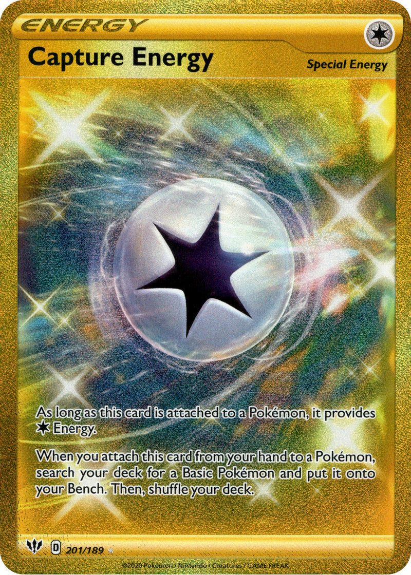 Capture Energy Secret Rare - 201/189 - Darkness Ablaze Card Cavern Trading Cards, LLC Capture Energy Secret Rare - 201/189 - Darkness Ablaze Card Cavern Trading Cards, LLC