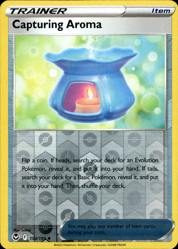 Capturing Aroma - 153/195 - Silver Tempest - Reverse Holo - Card Cavern