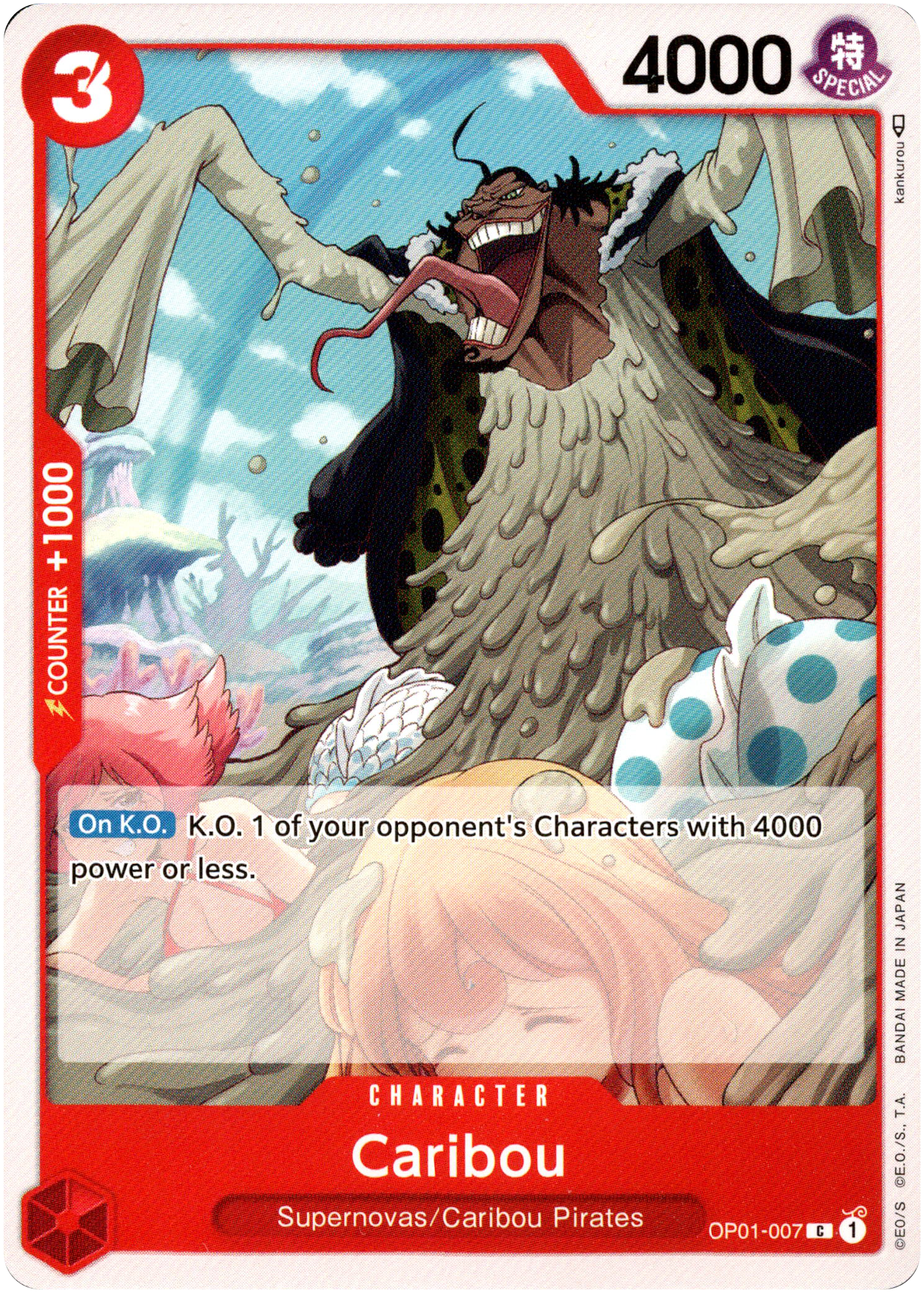 Caribou - OP01-007 C - Romance Dawn - Card Cavern