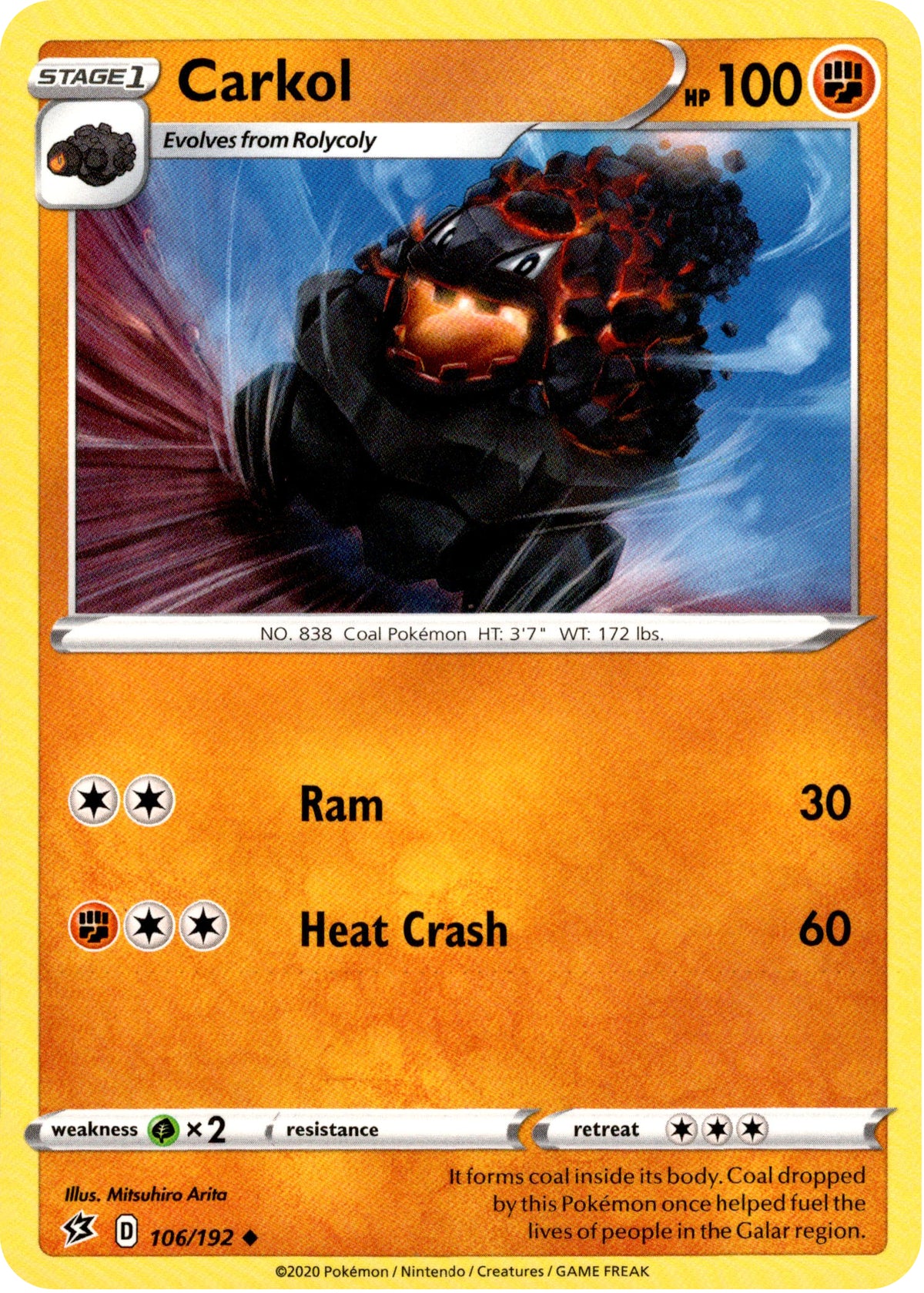 Carkol - 106/192 - Rebel Clash - Card Cavern
