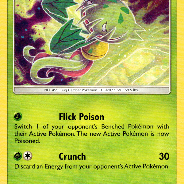 carnivine pokemon card Pokemon HeartGold & Soulsilver Unleashed Common Carnivine #46