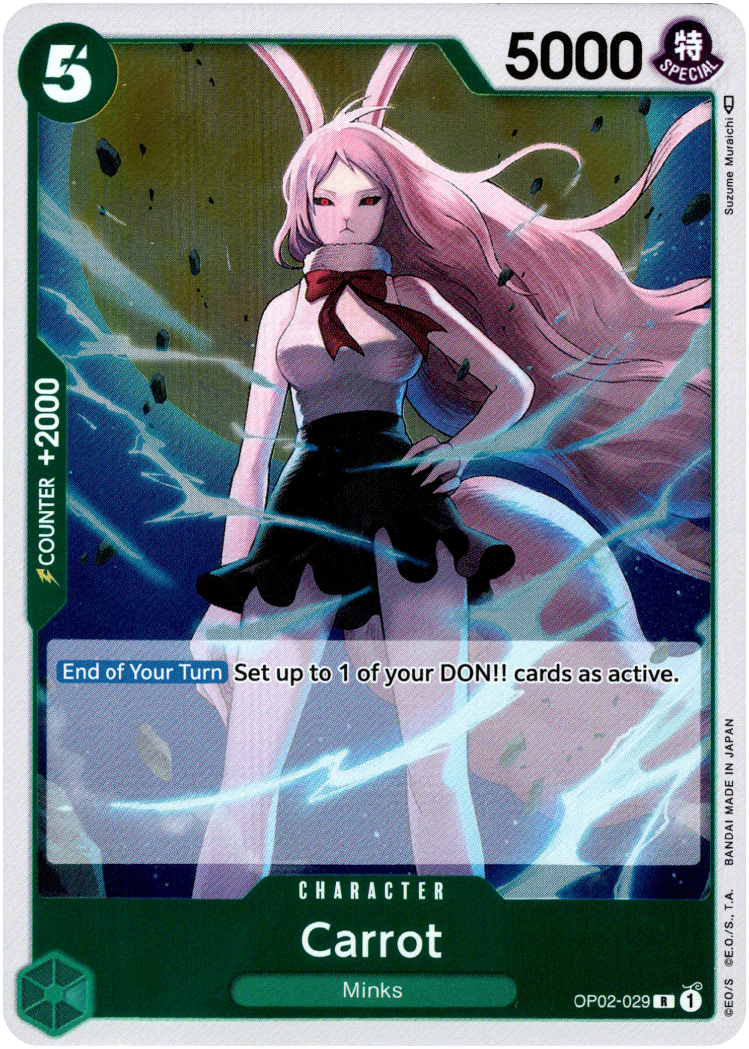 Carrot - OP02-029 - Paramount War - Foil - Card Cavern