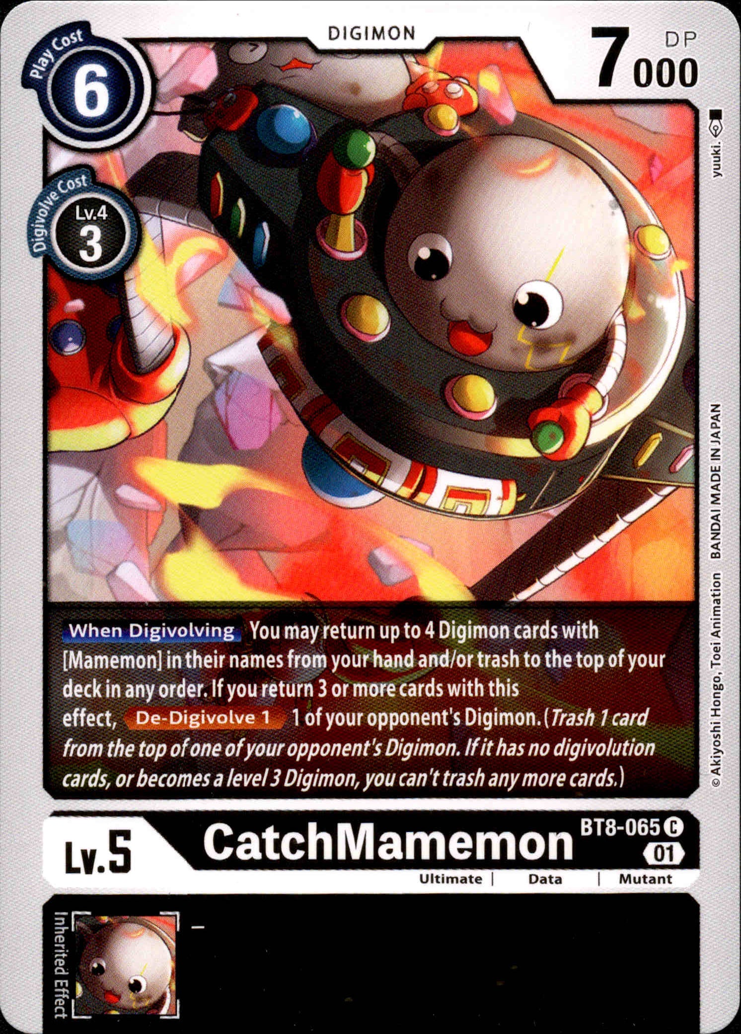 CatchMamemon - BT8-065 C - New Awakening - Card Cavern