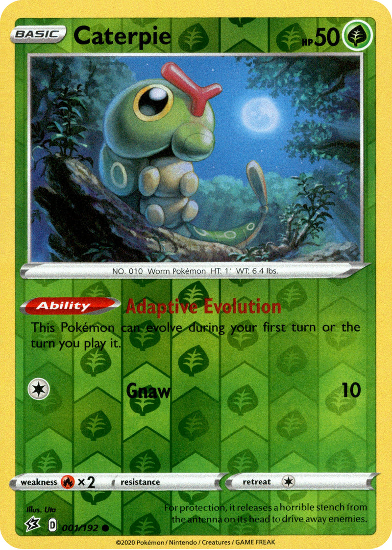 caterpie pokemon card Caterpie - 1/192 - Rebel Clash