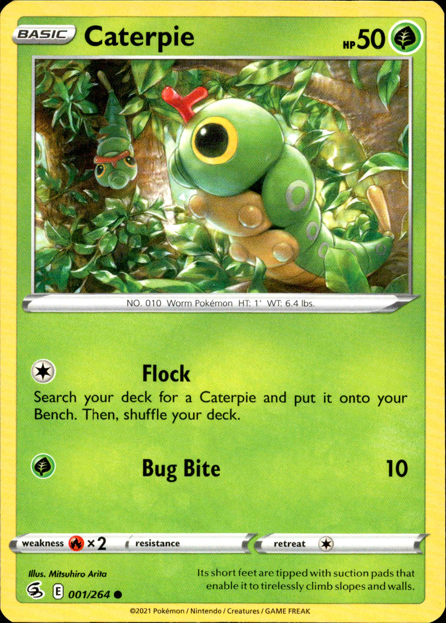 Caterpie - 001/264 - Fusion Strike - Card Cavern