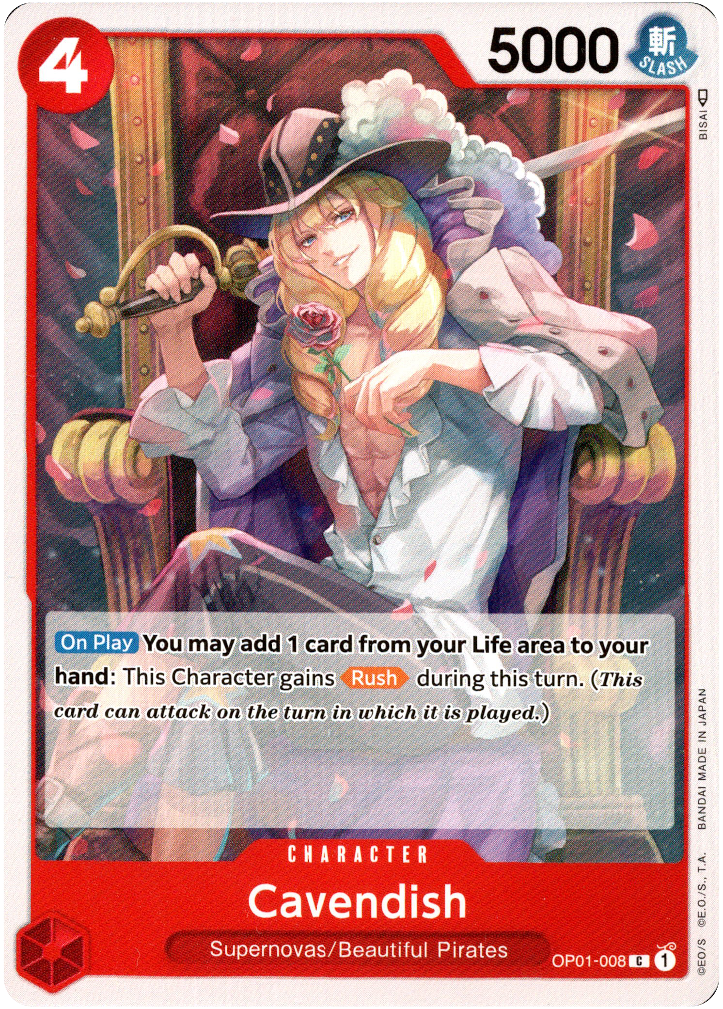 Cavendish - OP01-008 C - Romance Dawn - Card Cavern