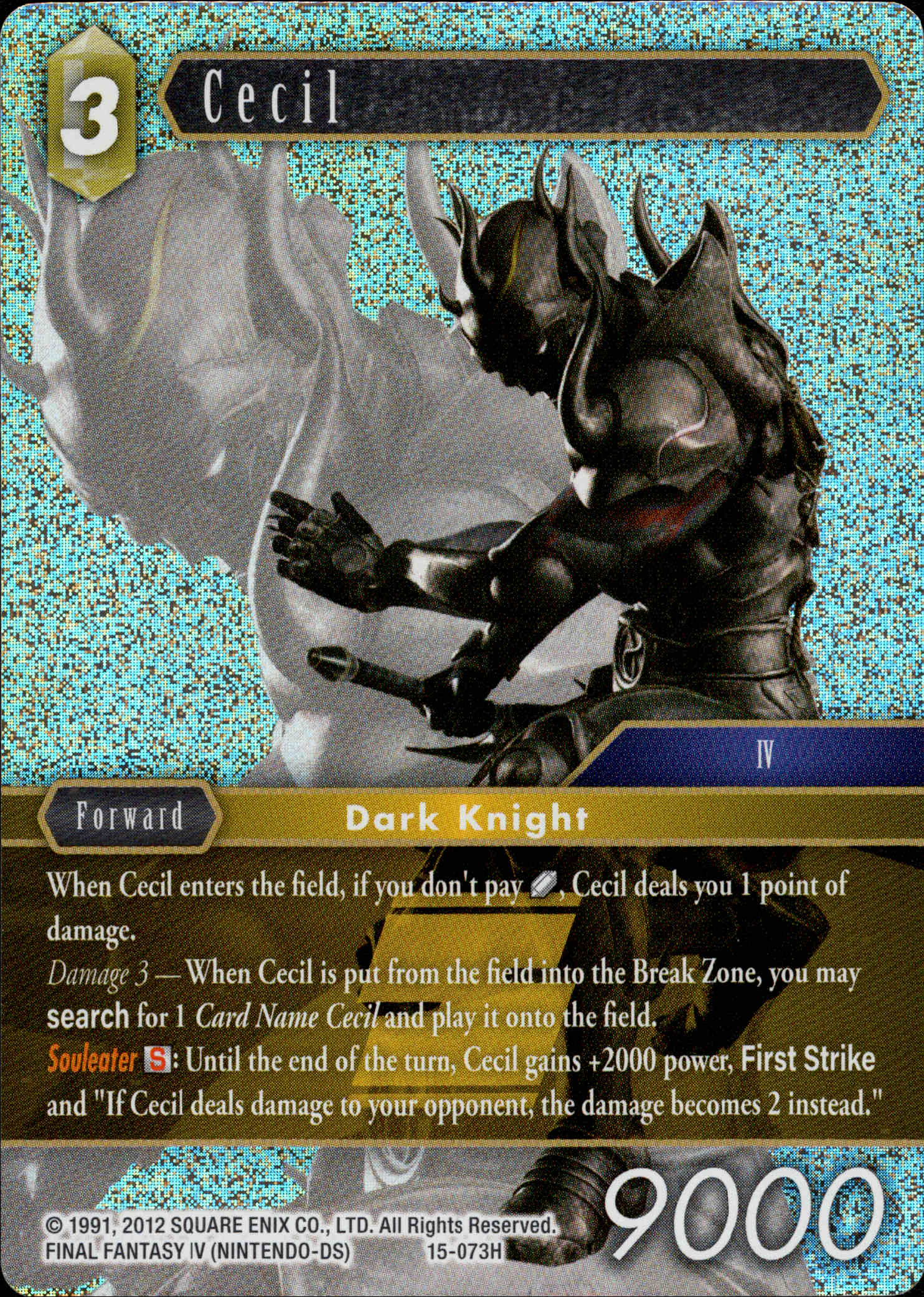 Cecil - 15-073H - Crystal Dominion - Foil - Card Cavern