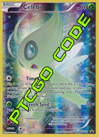 Mythical Collection - Celebi - Packs and Promo - PTCGO Code - Card Cavern