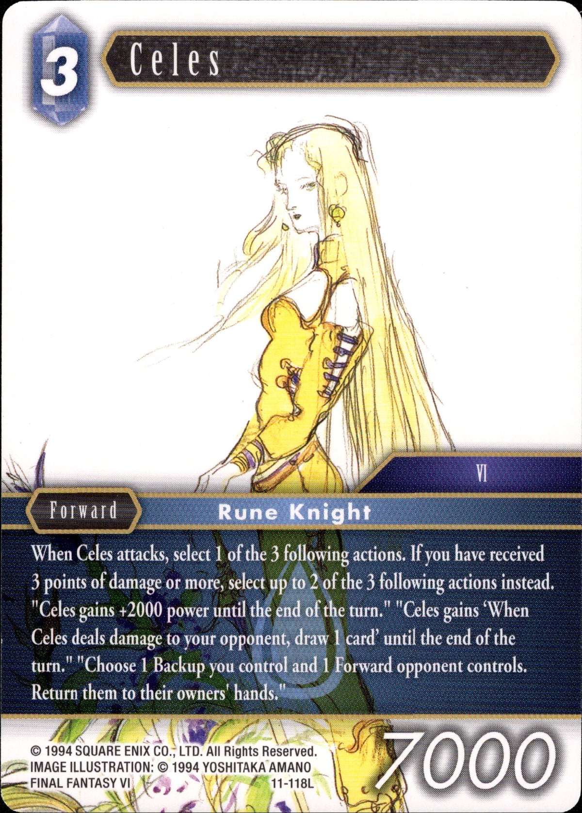 Celes - 11-118L - Opus XI - Card Cavern
