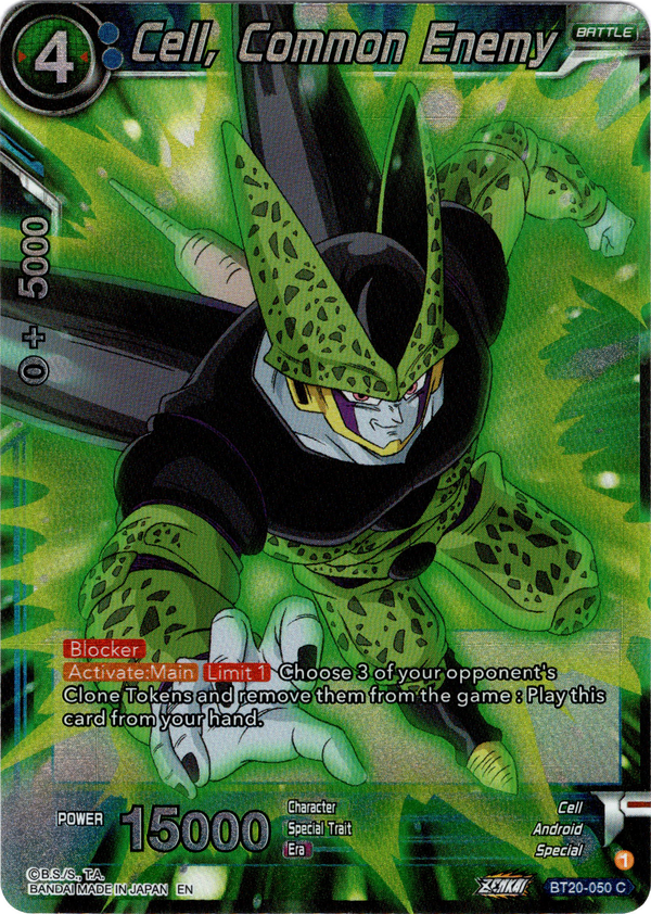 Cell, Common Enemy - BT20-050 C - Power Absorbed - Foil - Card Cavern