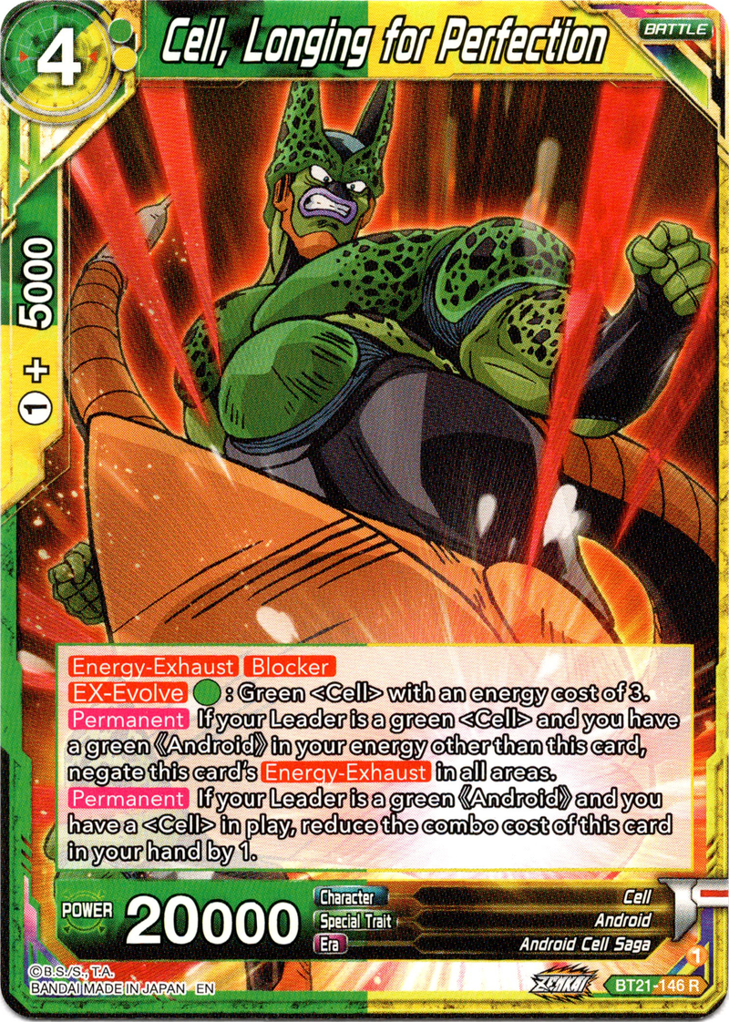 Cell, Longing for Perfection - BT21-146 - Wild Resurgence - Card Cavern