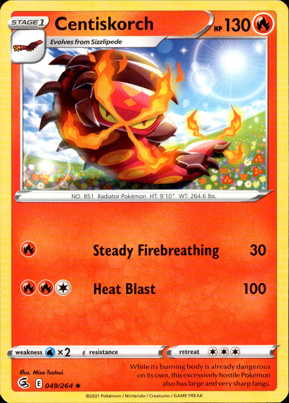 Centiskorch - 049/264 - Fusion Strike - Card Cavern