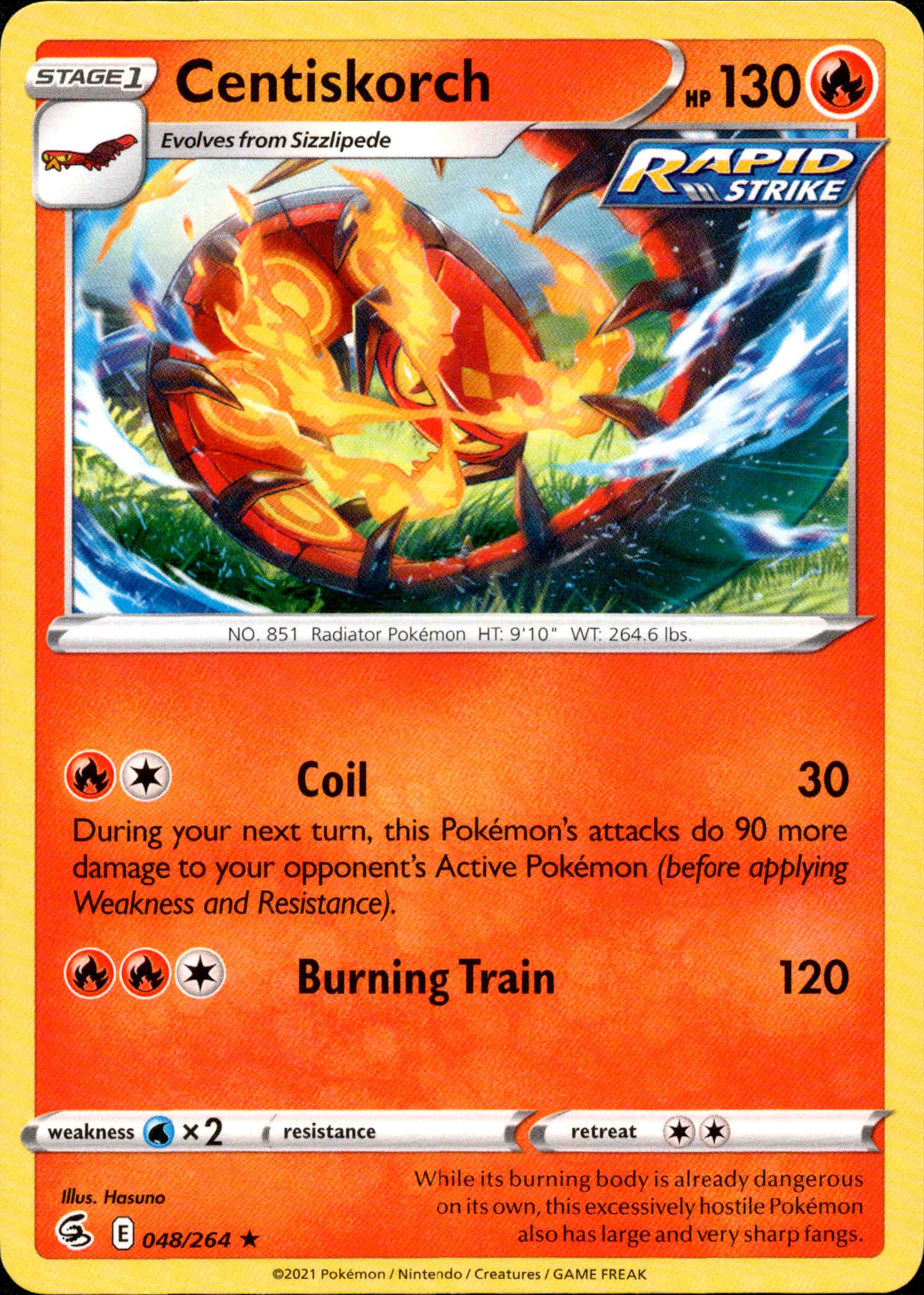 Centiskorch - 048/264 - Fusion Strike - Card Cavern