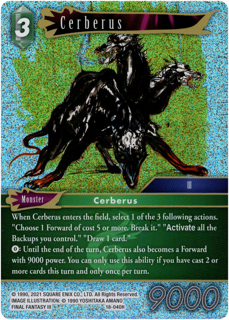 Cerberus - 18-040H - Resurgence of Power - Foil - Card Cavern