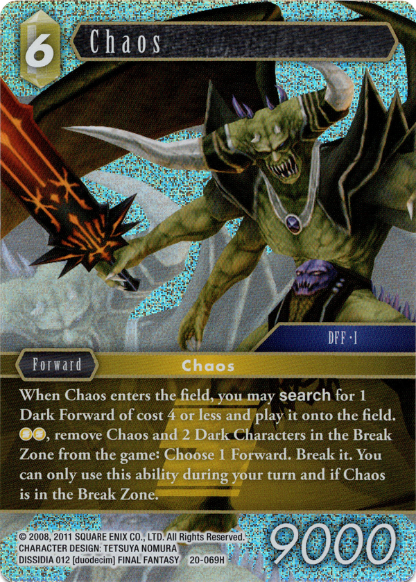 Chaos - 20-069H - Dawn of Heroes - Foil - Card Cavern