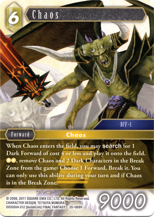 Chaos - 20-069H - Dawn of Heroes - Card Cavern