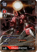 Chaosdramon Alternate Art - EX3-013 SR - Draconic Roar - Foil - Card Cavern