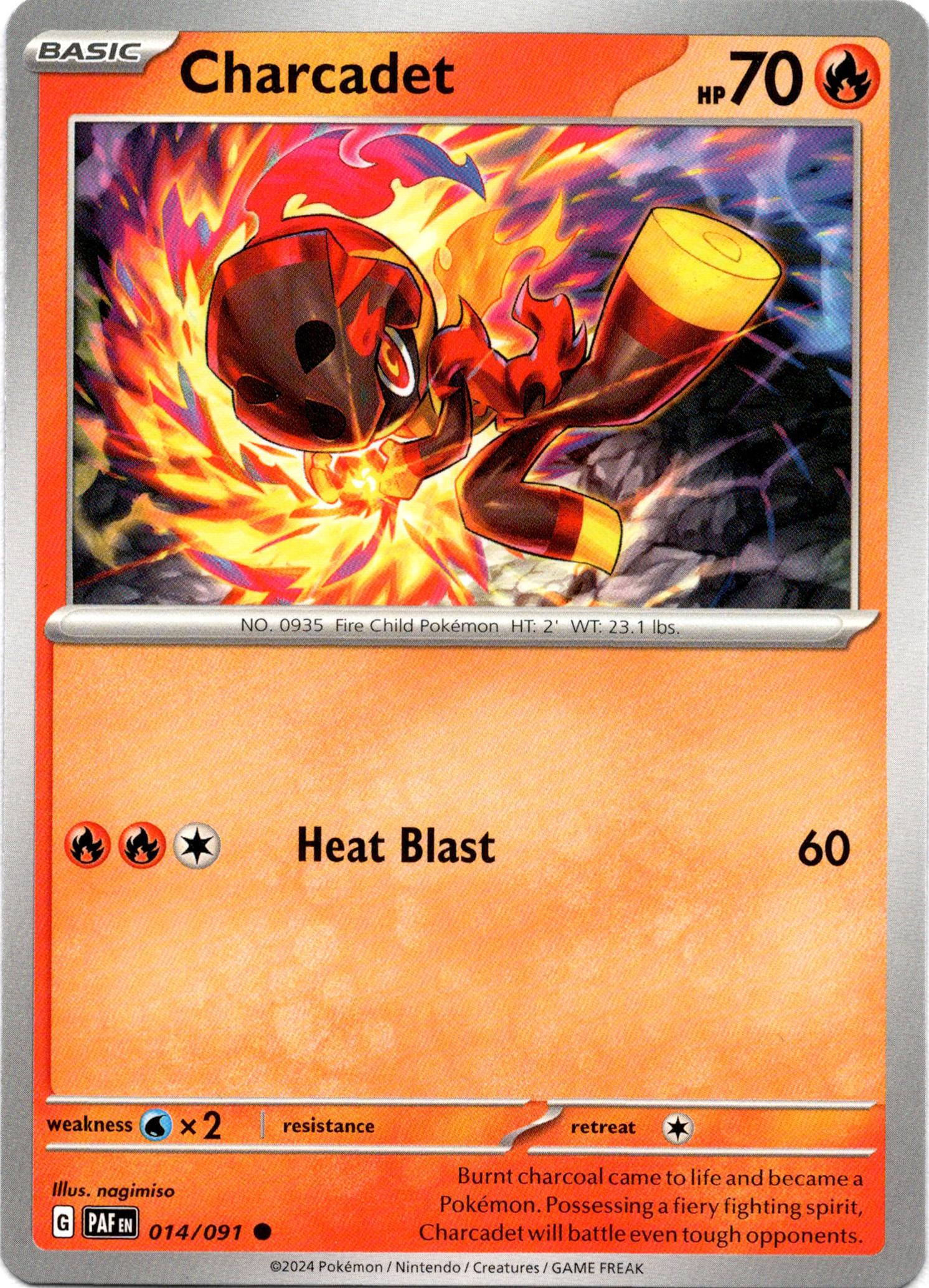 Charcadet - 014/091 - Paldean Fates - Card Cavern