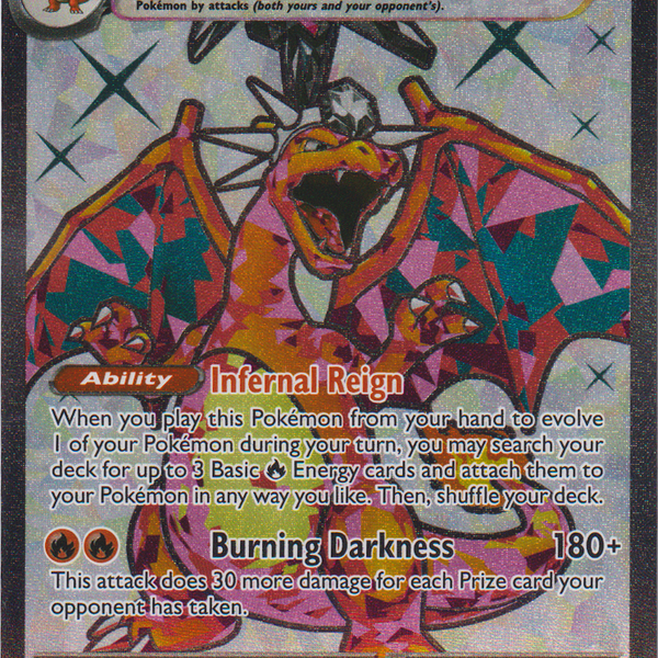 pokemon card 215 197 Charizard ex - 215/197 - Obsidian Flames