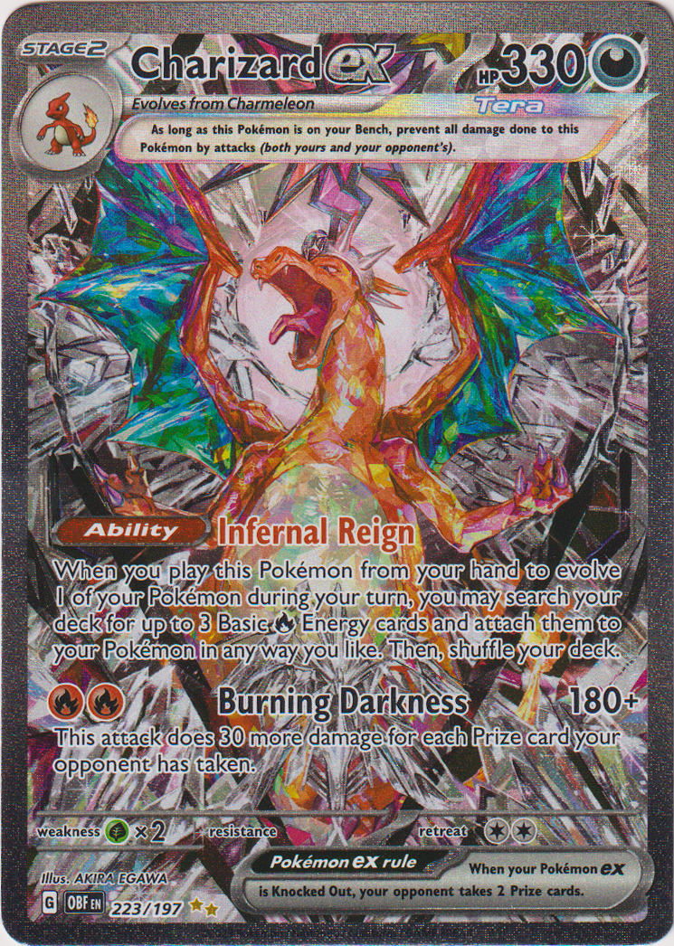 Charizard ex - 223/197 - Obsidian Flames - Holo - Card Cavern