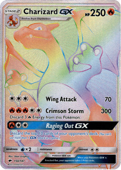 Charizard GX Hyper Rare - 150/147 - Burning Shadows - Holo - Card Cavern