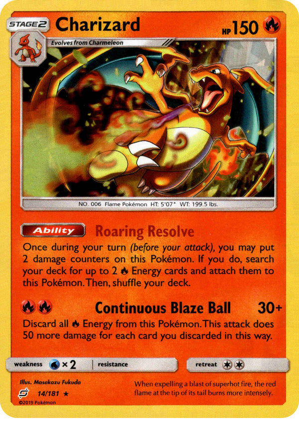 Charizard - 14/181 - Theme Deck Exclusive - Shatter Holo - Card Cavern