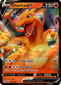 Charizard V - 19/189 - Darkness Ablaze - Holo - Card Cavern