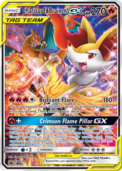 Charizard & Braixen GX - SM230 - Promo - Card Cavern
