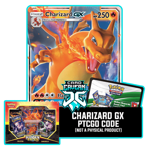 Charizard GX SM211 - Hidden Fates Box - PTCGO Code - Card Cavern